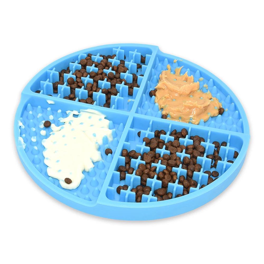 Yogurt Buster Treat Dog Licking Mat Silicone Dogs Slow Feeders Lick Pad Pet Training Lick Mat