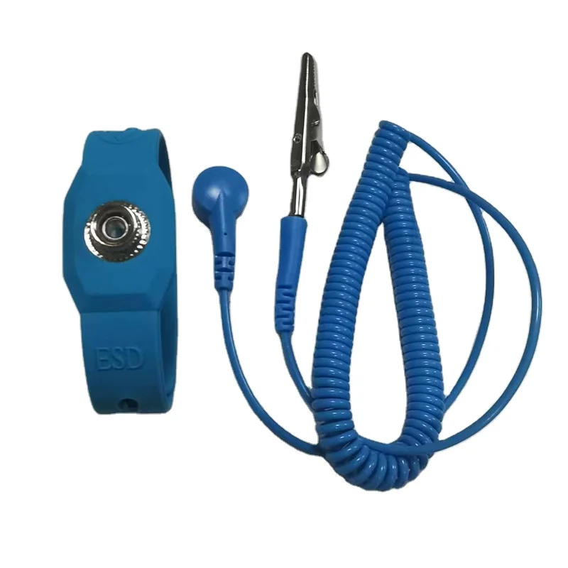 FEORLO Adjustable Anti Static Bracelet Electrostatic ESD Discharge Cable Reusabl