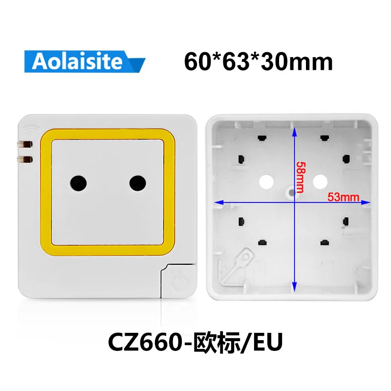 Universal  Socket Plug Case Custom IOT Cover Wifi Shell PC ABS Plastic Enclosure Smart Plug Case