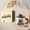 Yellow-CatMugGiftBox