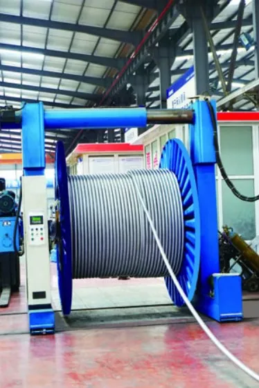 High Speed Continuous Cable Interlock Armoring Machine