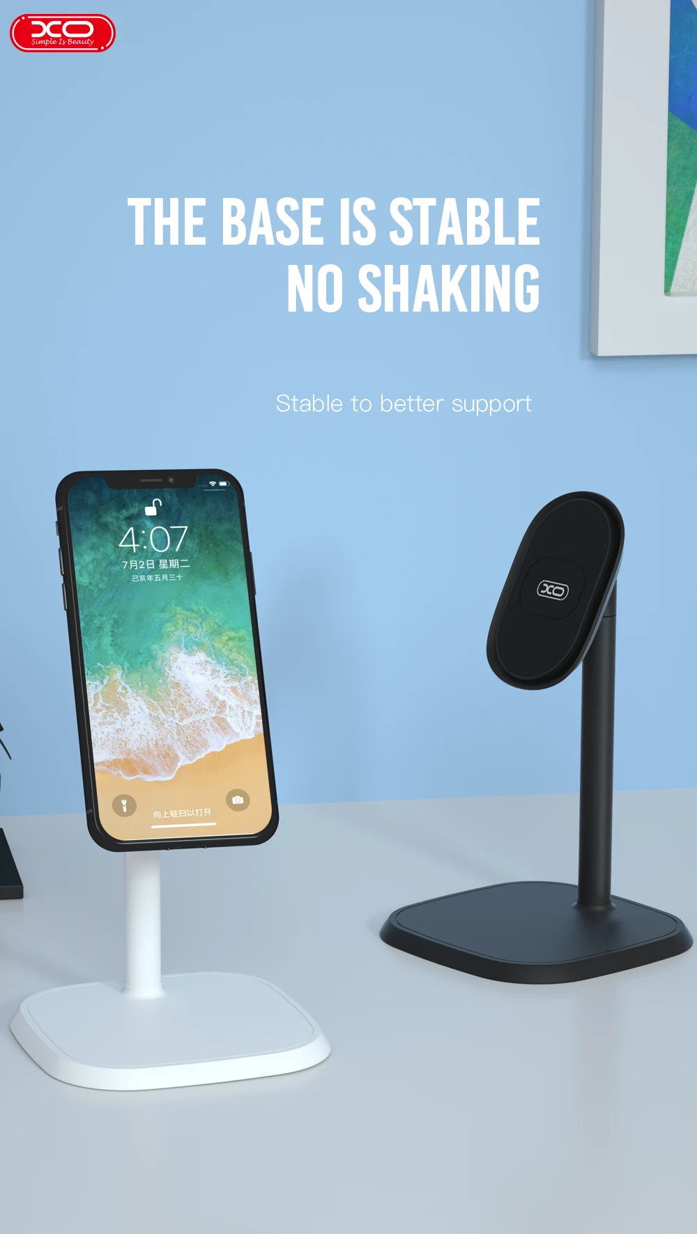 XO C58  Desktop  Holoder Portable Lazy Phone Holder Cell Phone Stand Holder Tablet Phone Stand