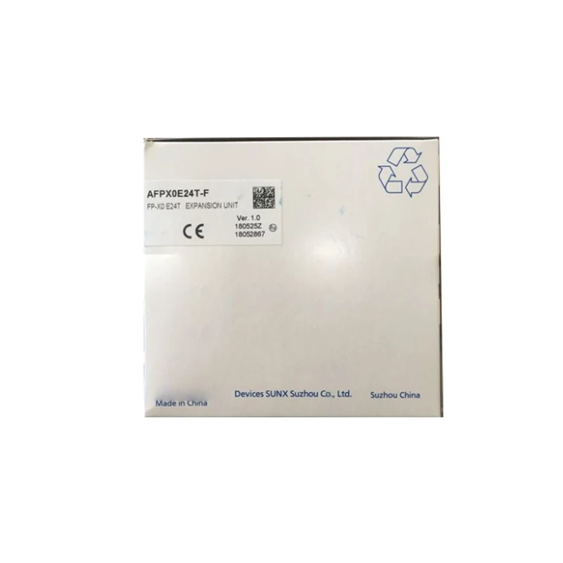 New Original  AFPX0E24T-F PLC Expansion Module, FP-X Series. Applied to I/O signal expansion for industrial automation PLC control systems. Equipped with transistor output, compact DIN rail installation, stable operation and strong anti-interference,