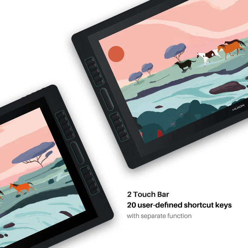 HUION Kamvas Pro 24 Professional Pen Tablet Art Animation Electronic  Digital Handwriting Drawing Touch Screen Monitor