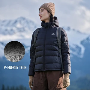 New Design Fashion Comfortable Pelliot Winter Hooded Down Coat 95% Goose Down Jacket 800 Puffer Women's Warm