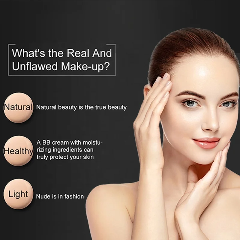 Макияж лица полное покрытие водонепроницаемый длительный BB жидкая основа макияжа