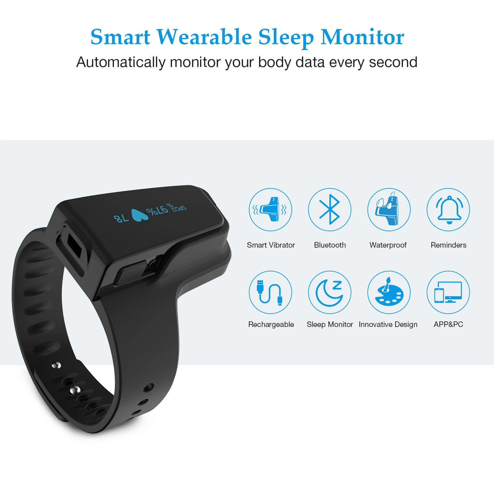 健康用品 血中酸素濃度計 viatom Checkme O2