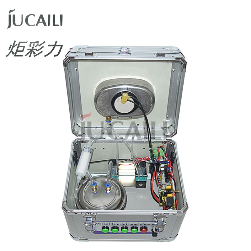 Jucaili Professional Ultrasonic Printhead Cleaner for Epson XP600 DX5 DX7 4720 I3200 I1600 Print Head Versatile Cleaning Machine