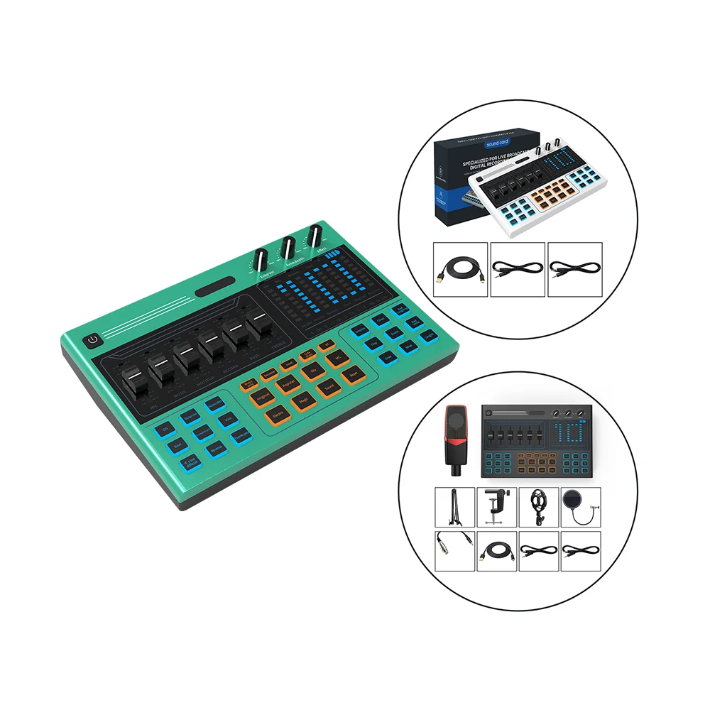 Shiya m-audio смешной h9 s9 k20 k300 икона волшебная девушка смарт-телефон звуковая карта Чехлы эффект живой трансляции комплект