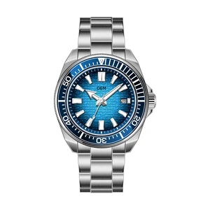 OEM High-end Custom Diving Luminous Pointer Mechanical Watch with Classic Dial Design Automatic Watch with Date