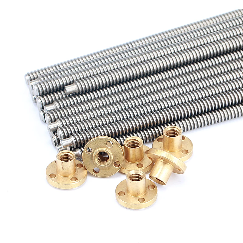 T18 18mm Stainless Steel Trapezoidal Lead Screw - 1000mm Long