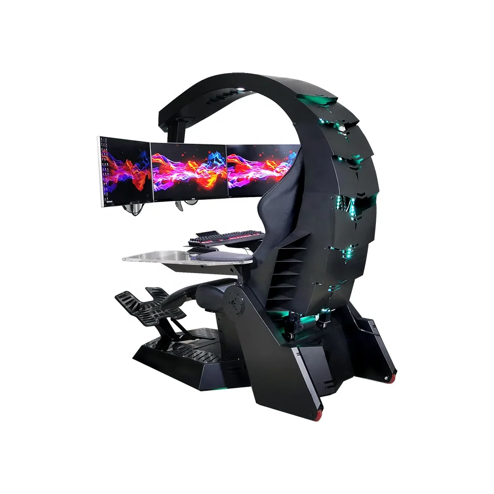 Best -3 Monitors Type Adjustable High End High Tech Scorpion Gamer Chair - Main Image