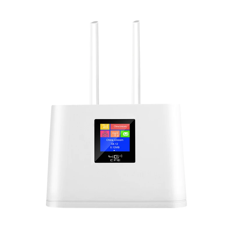 CPF908 LCD 4G CPE Router Sim Card Router With Removed External Antenna LTE Wireless Hotspot