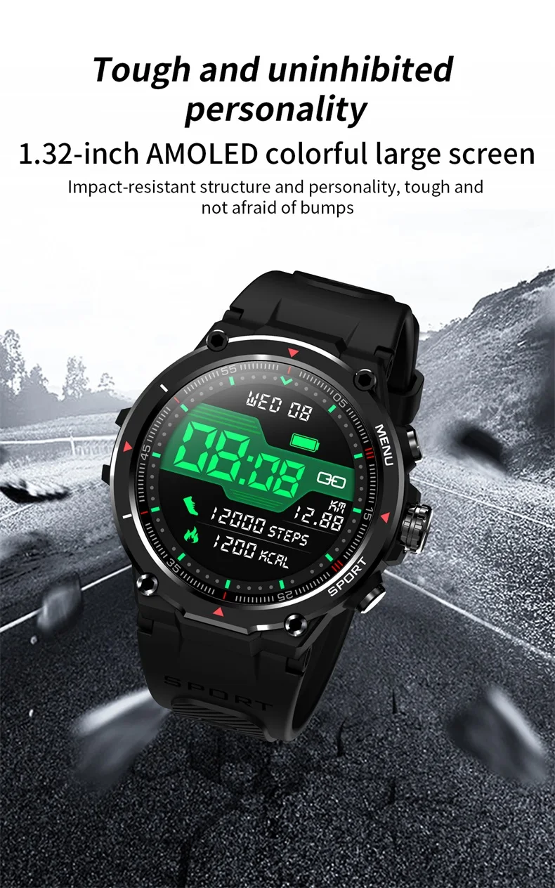 1.32Inch IPS Full Round Smartwatch BT Call Wearable Device Sports Bracelet Breathing Exercise Multi-watch Faces HM09 Smart Watch(3).jpg