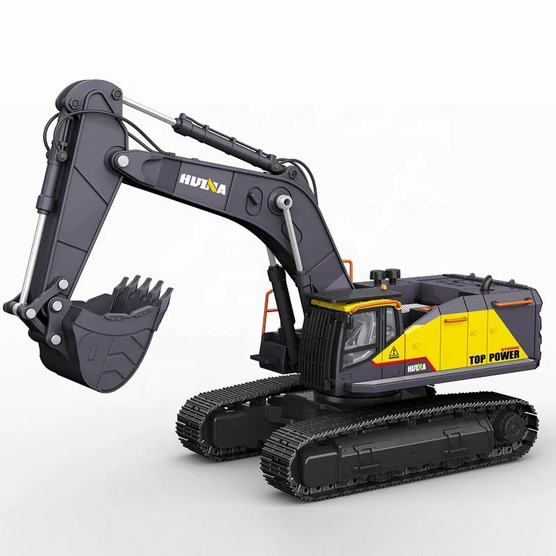 HuiNa 1594 1:14 Metal RC Excavator Truck, 22CH 4in1 Engineering