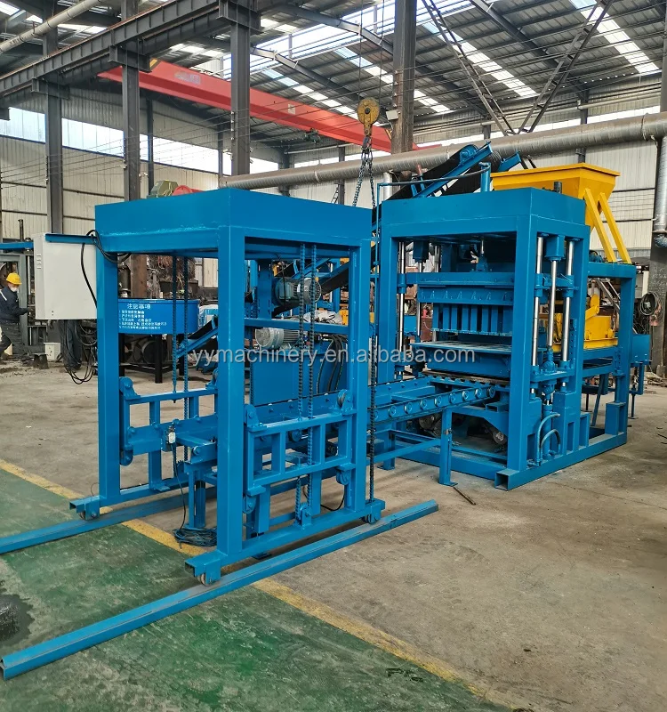 Block Forming Machine 4-15 Fully Automatic Hollow Cement Concrete Interlocking Block Brick ...