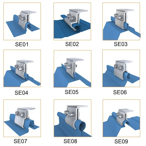 SOEASY klip замок с алюминиевой панелью стойка зажимом для крыши