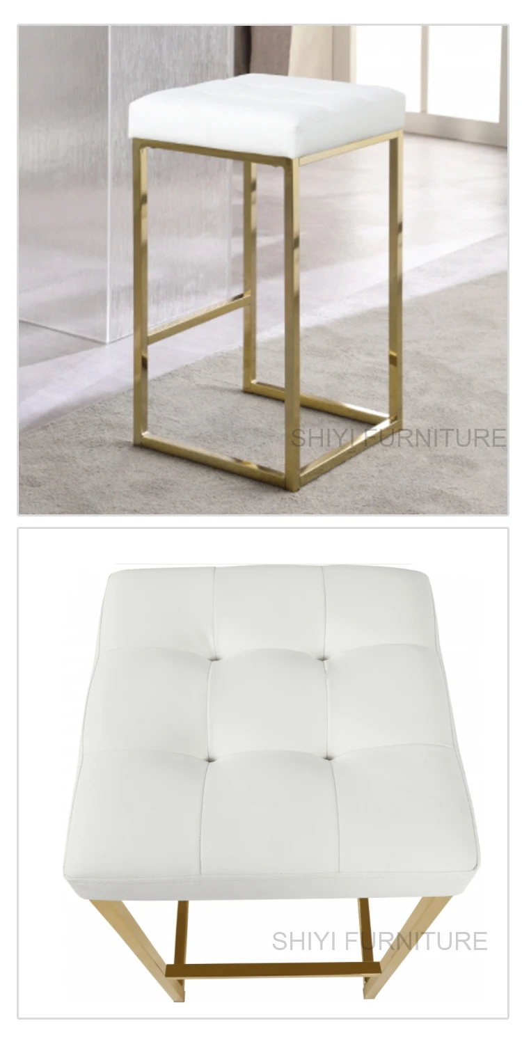 Canada style kitchen gold counter stool