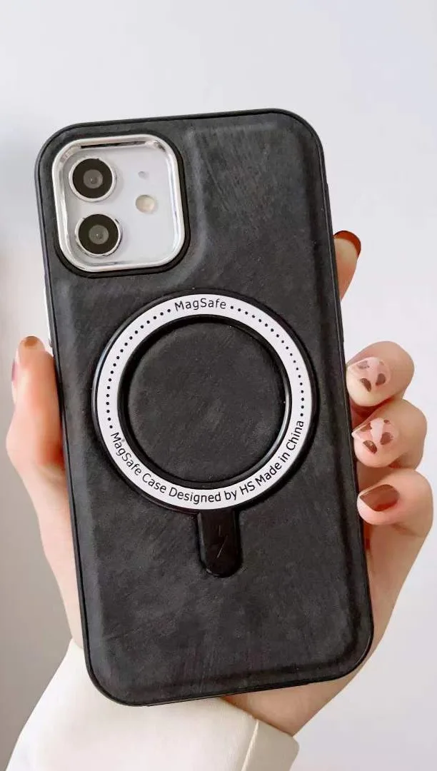 Newest Magsafe Leather Case For Iphone 14 Pro Max Magsafe Case For