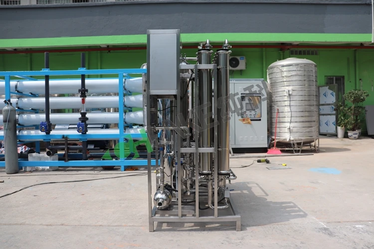 2000LPH fresh water purifier reverse osmosis water filter making system mobile desalination plant drinking water machine