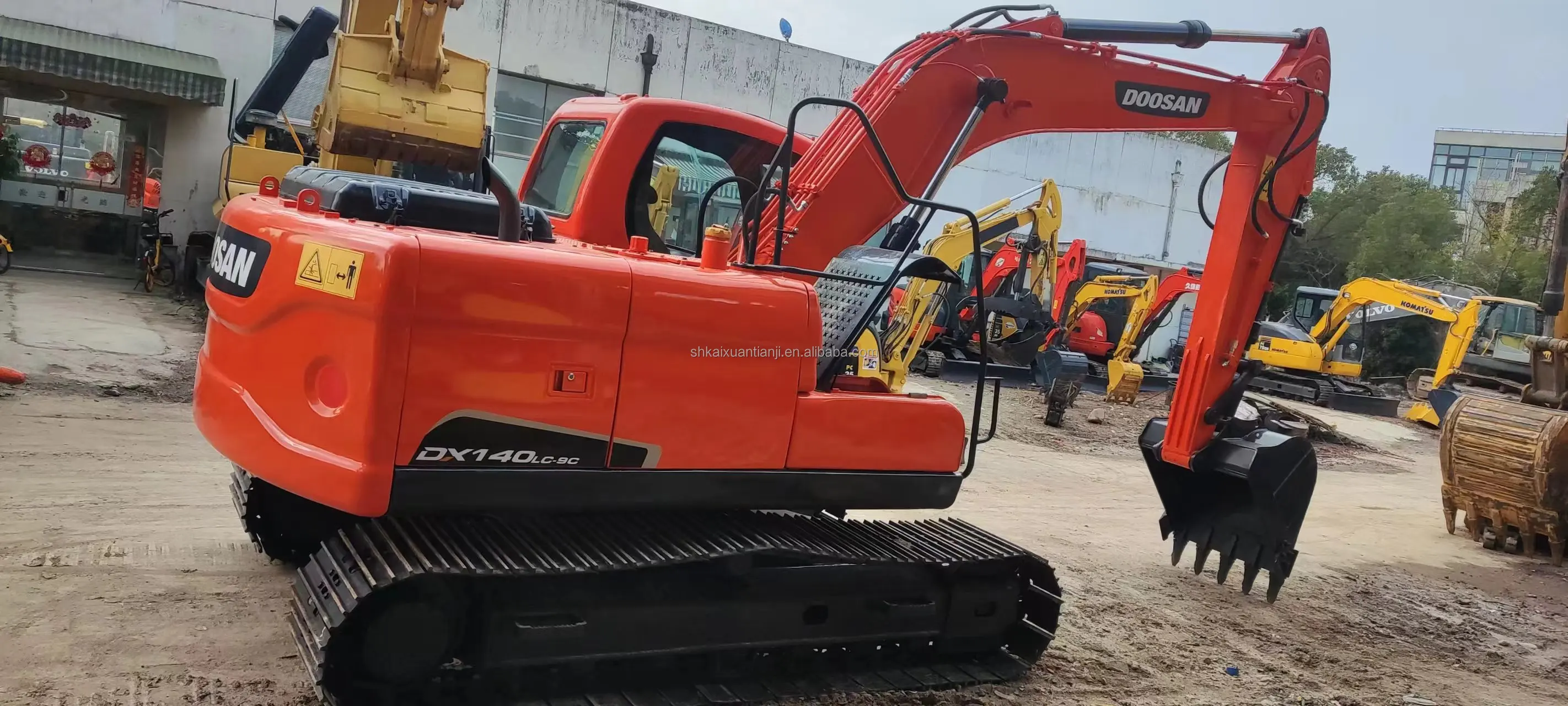 Doosan Rt14 14 Ton Used DOOSAN DX140LC-9c Hydraulic Tracked Excavator Second-hand ...