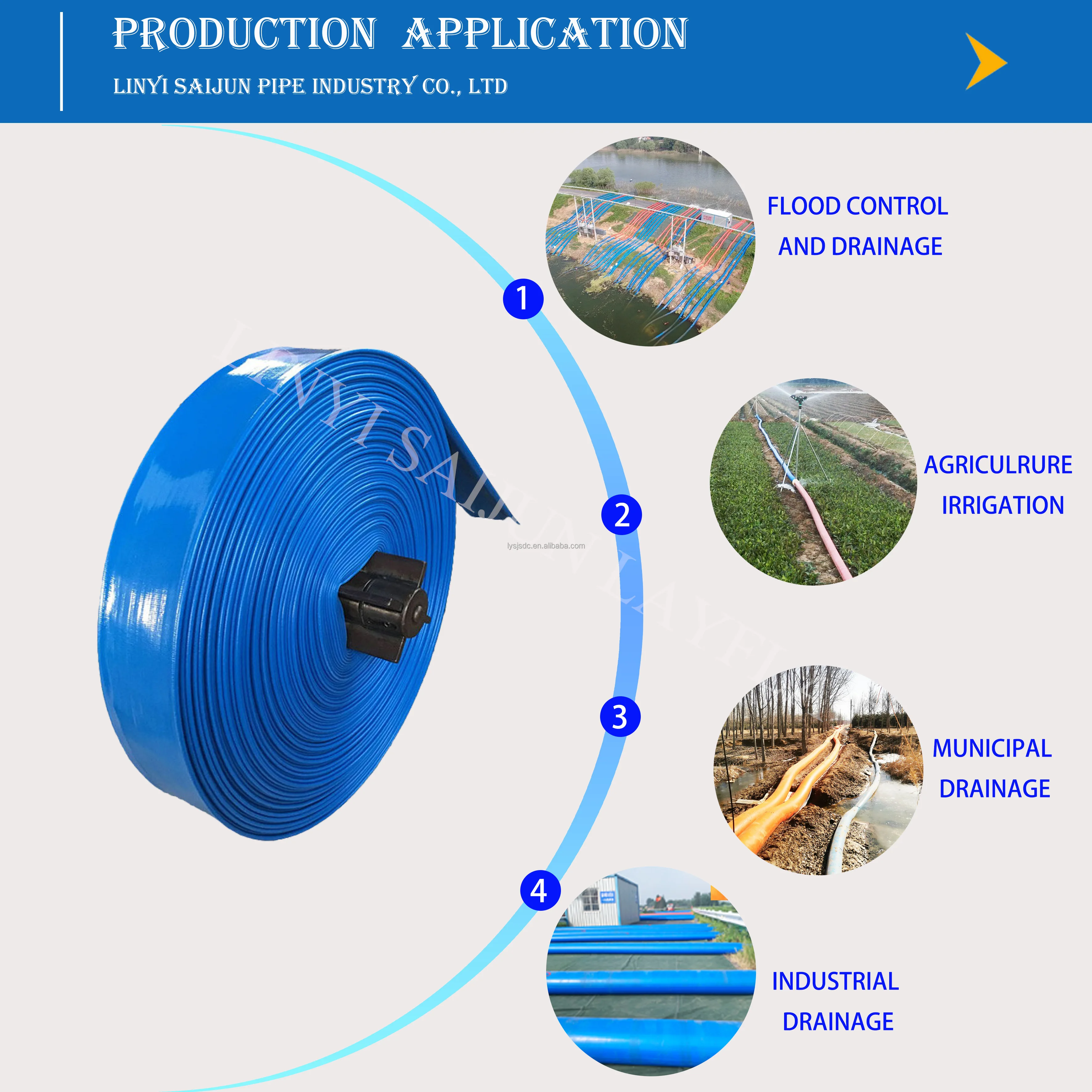 Pvc Lay Flat Hose,Agricultural Irrigation Pipe Buy Agricultural