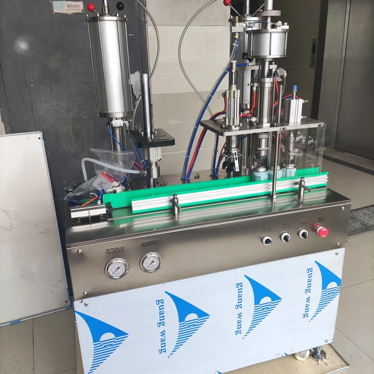 Полуавтоматические машины для наполнения аэрозольным спреем для вечеринки