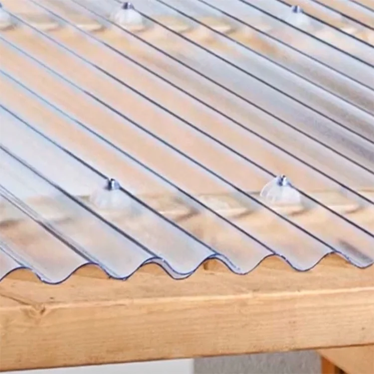 Skylight Sheet Transparent Roof Sheeting Polycarbonate Pc Plain Roof Tiles Sale for Polycarbonate