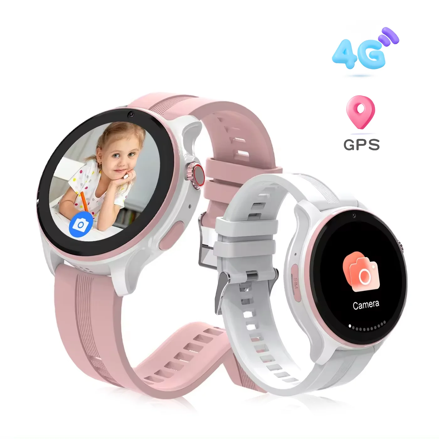 LT46 Kids Games Watch 4G Smart Watch GPS LBS Tracker Camera Video Call Wifi  SOS IP67 Waterproof Children Camera New Smart Watch