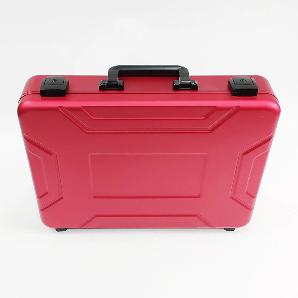 Red Lemon Hard Ironlook Briefcase Laptop Bag Anti-Theft Hard Shell