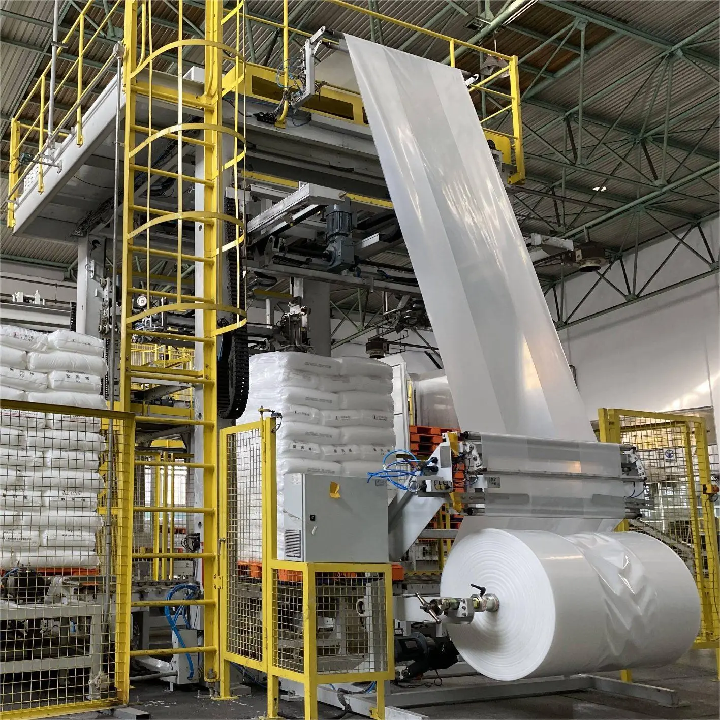 Stable Operation Automatic Stretch Hood Machine for Pallet Covering and Home Appliances Protectection