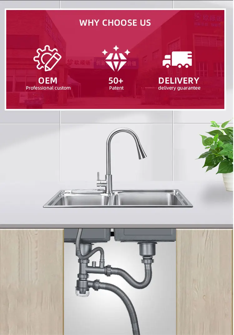 product ososnoe supplies  modern design square pop up sink drain plug polished surface kitchen sink drainage-5