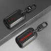 B three-button red with metal clasp