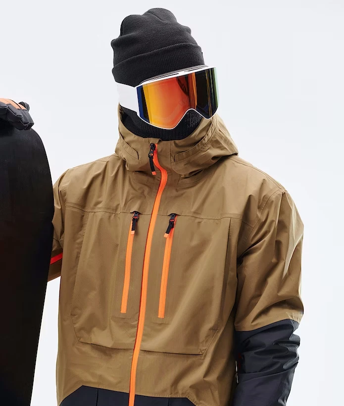 Men's 3L Snowboard Jacket   Winter Waterproof Ski & Snow  Hoodie Jackets Lightweight Men's Clothes