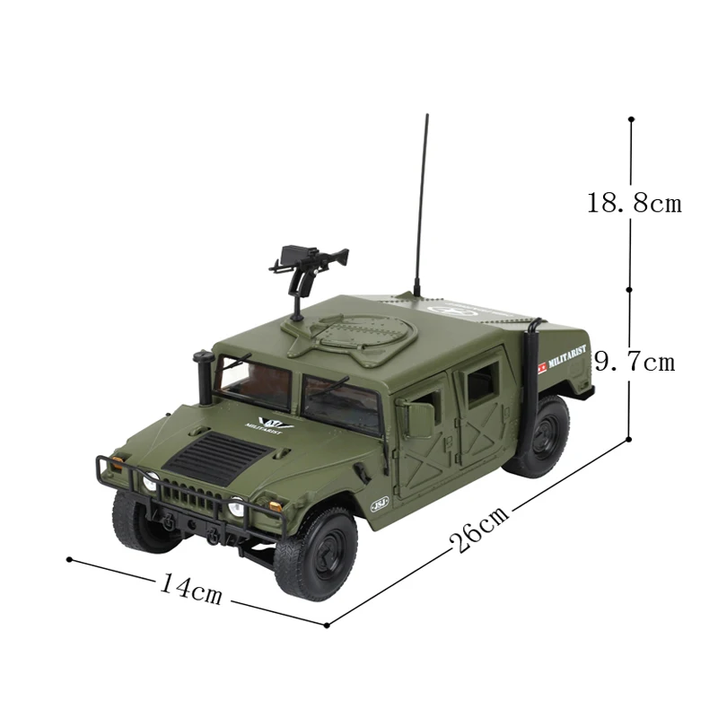 Kdw  1/18 Diecast Toy Vehicles 1/18 Military Model Diecast