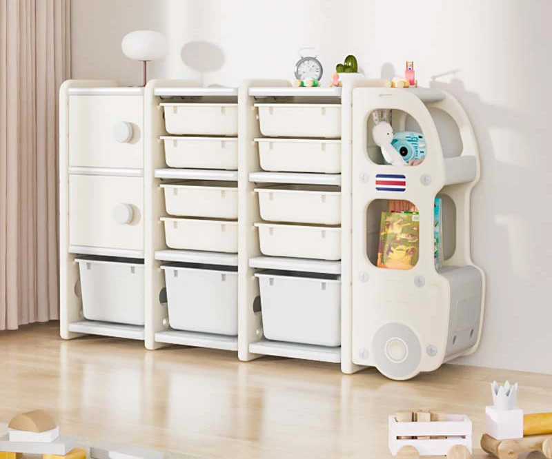 Нетоксичная детская портативная пластиковая книжная полка небольшого