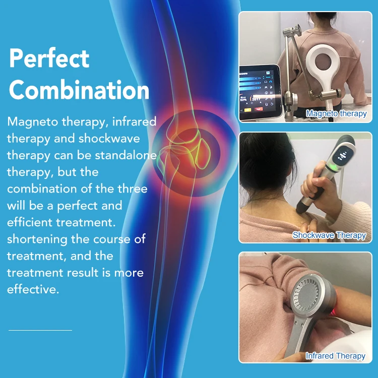 Clinic Use Focused Shockwave Physio Magneto Therapy Machine for Physiotherapy and Rehabilitation