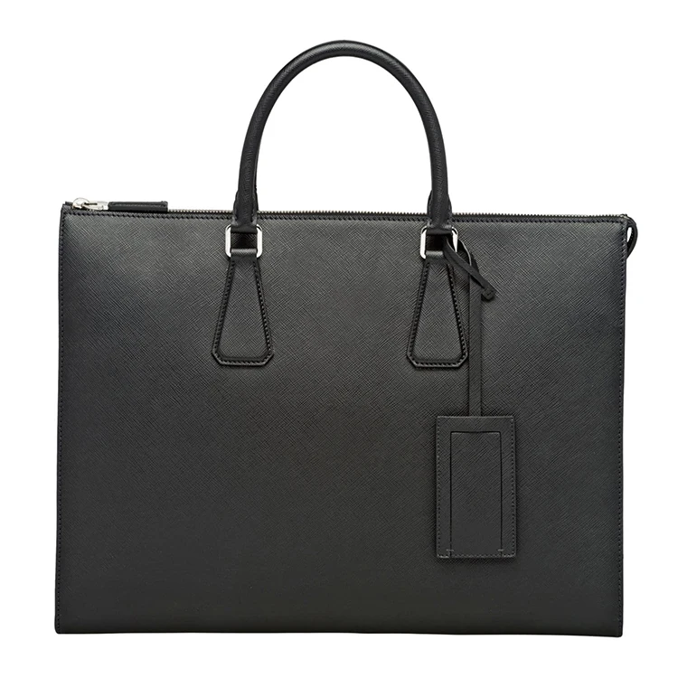 Factory Customize Lawyers Briefcase, Leather Men Messenger Bag Attache case Business Leather Brief case for Men/