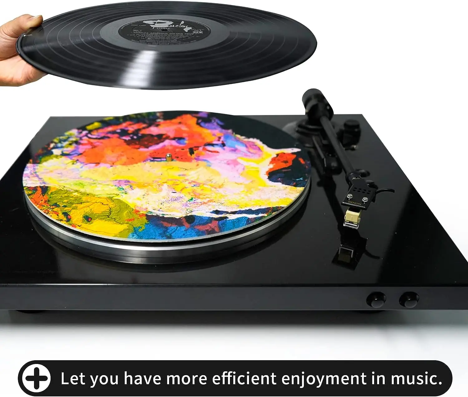 Custom Slipmat Slip Mat Scratch Pad Felt For 12" Lp Dj Vinyl Turntable