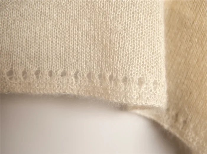 SA8663 индивидуальный логотип ручная вязка зимний теплый шарф шаль из пашмины мягкая мохера уютный вязаный для женщин