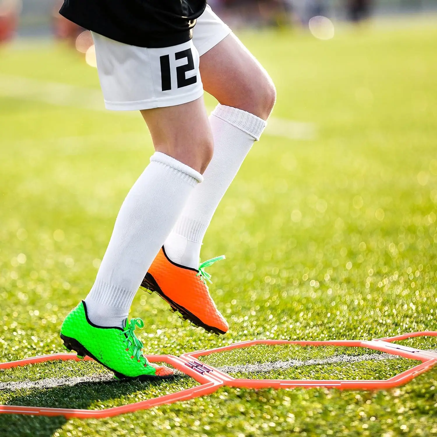 Agility Ladder Hexagonal Speed Agility Training Ring For Soccer Agile