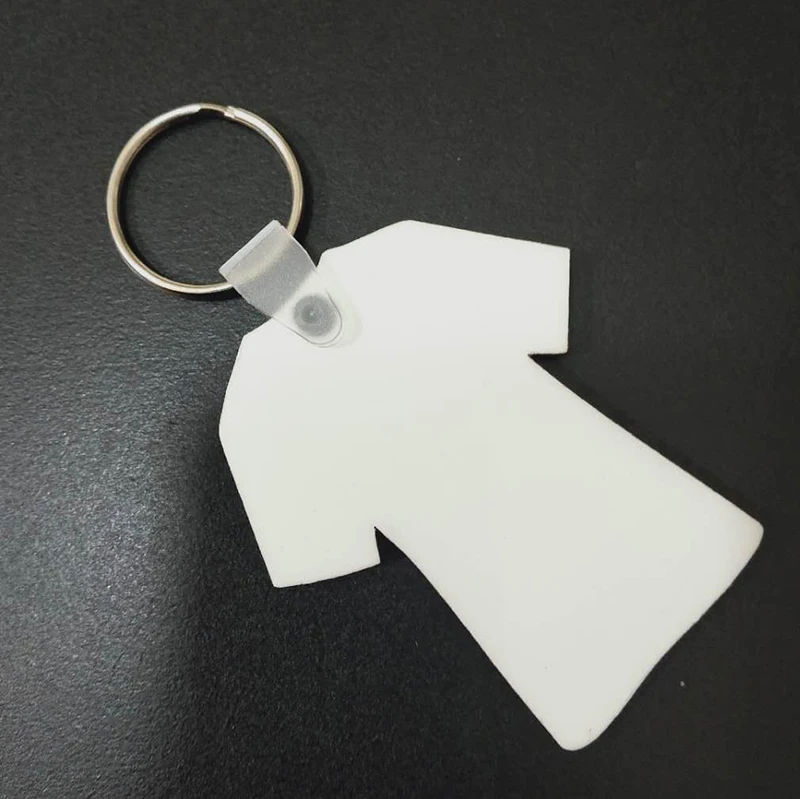 Sublimation Blank MDF Keychain Scrub Key Chain Nurse Gift Custom logo Clinic Promotion Gift