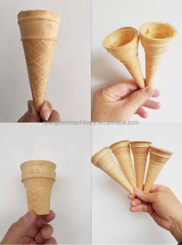 Factory Supply Customized Ice Cream Cone Wafer Biscuit Maker Machine