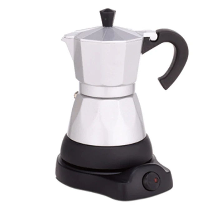 Jt03(139) De Aluminio Cafetera Eléctrica - Buy Cafetera Eléctrica Italiana,Cafetera  Eléctrica De Aluminio,Cafetera Eléctrica Moka Product on Alibaba.com