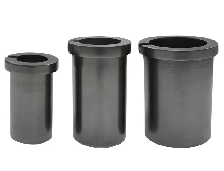 Factory Price High Pure Graphite Crucible Induction Furnace Tools Carbon Pot for Melting Gold Silver Copper