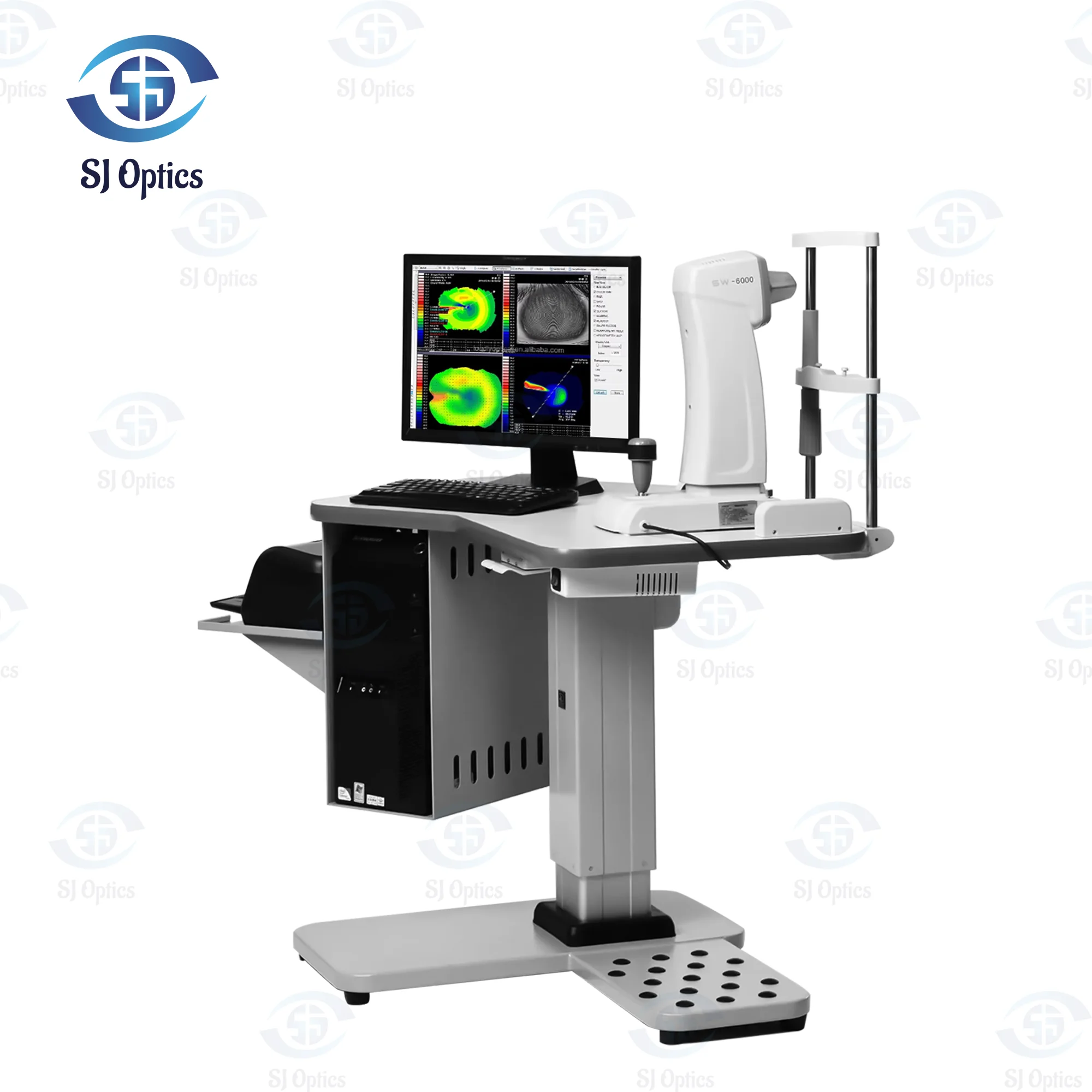 SJ Optics SW-6000 Corneal Topographer Ophthalmic Equipment Map System Ophthalmology