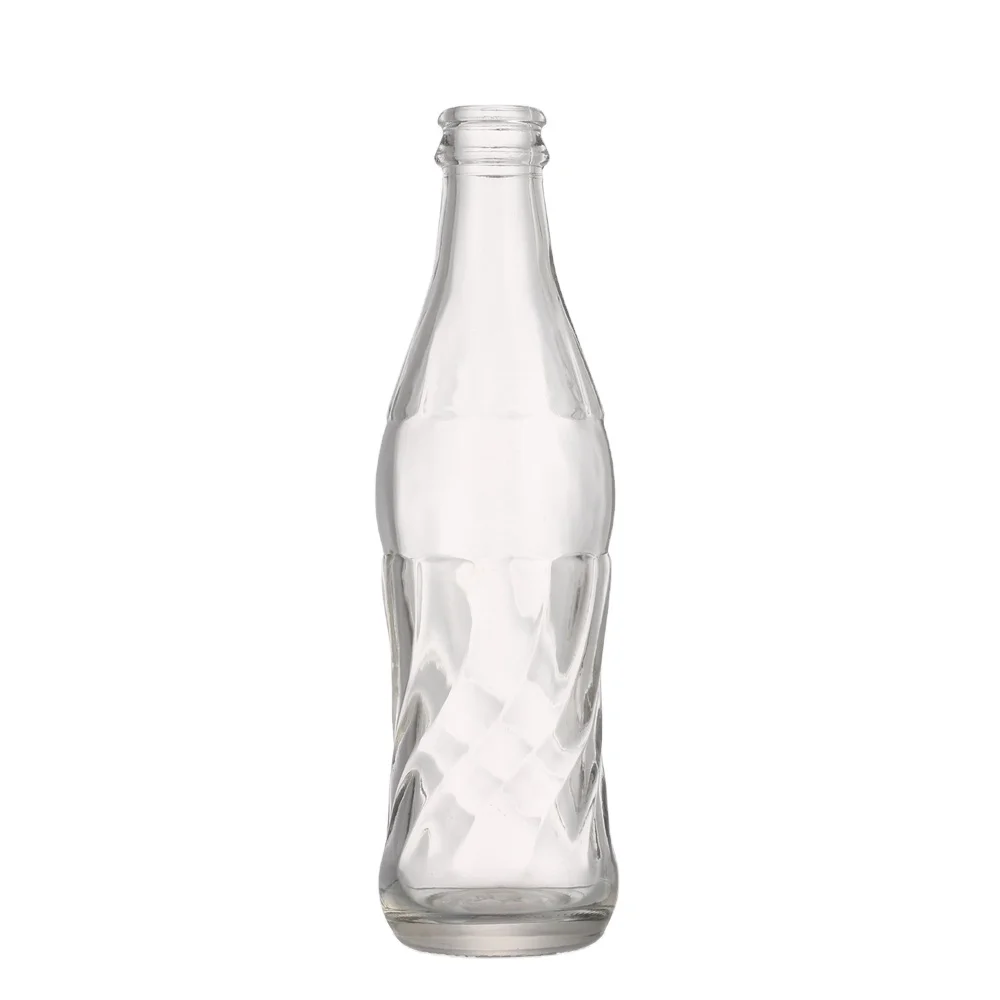 Clear 300ml Soda and Cold Drink Glass Bottle