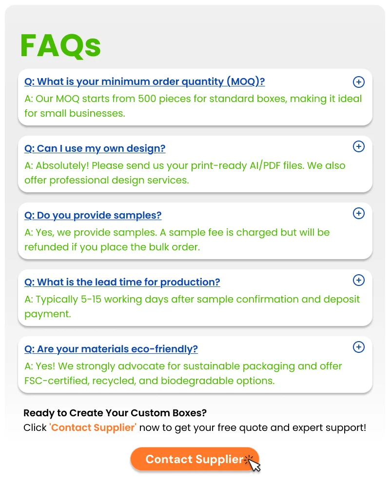 Custom Recyclable Eco-Friendly Corrugated Paper Box for Agricultural Eggs Vegetables Chili Food Matt Lamination Embossing