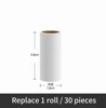 white Replace 1 roll / 30 pieces