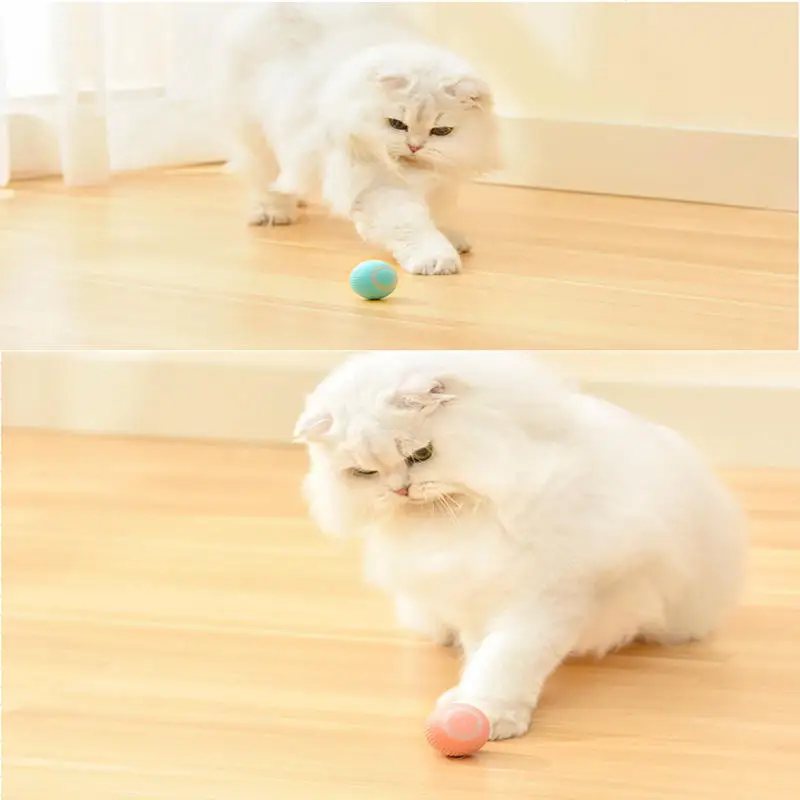 Smart Interactive Cat Movement Toys Automatic Rolling Ball Electric Cat Ball Smart Toys for Cats